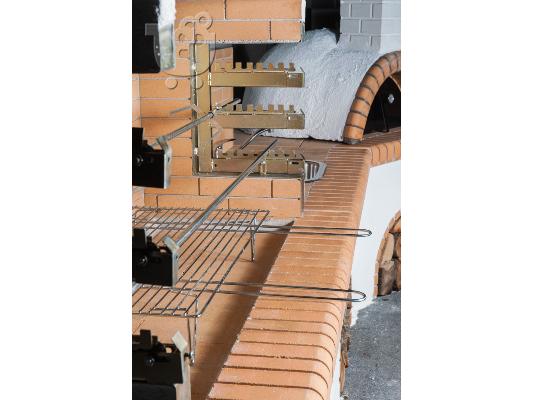 Ψησταριά Set - bbq set - Gartengrill set - με πάγκο – νεροχύτη, ψησταριά, παραδοσιακό φούρ...